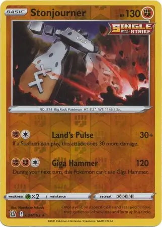 Battle Styles Stonjourner #84/163 reverse holo