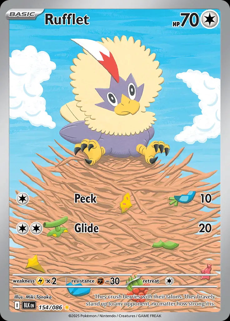 Black Bolt Rufflet #154/86