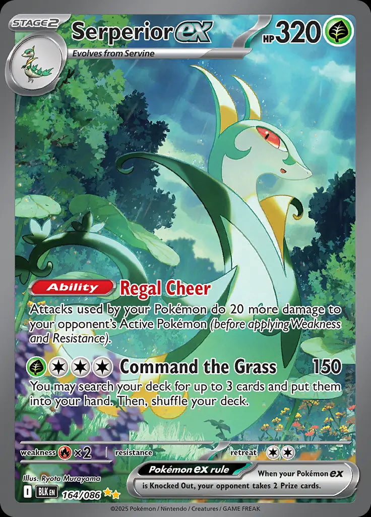 Black Bolt Serperior ex #164/86