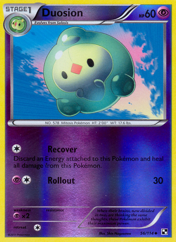 Black & White Duosion #56/114 reverse holo