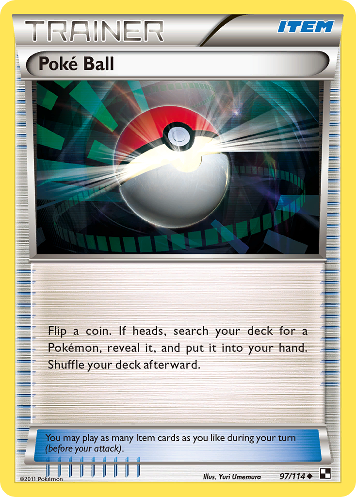 Black & White Poke Ball #97/114