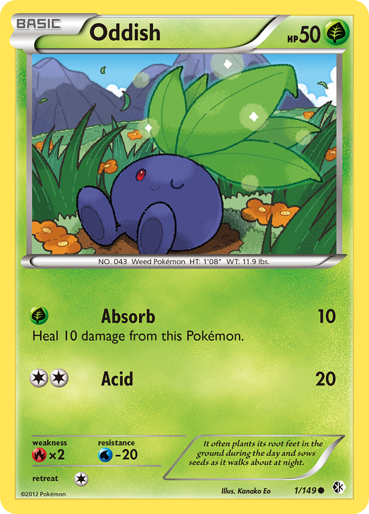 Boundaries Crossed Oddish #1/149
