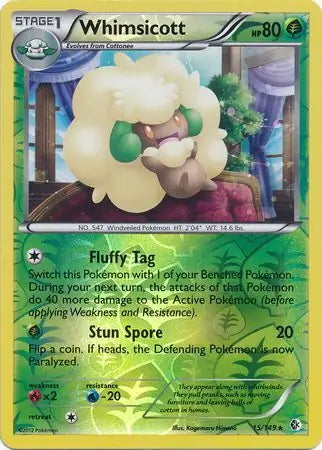 Boundaries Crossed Whimsicott #15/149 reverse holo
