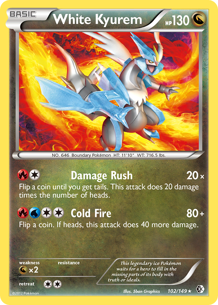 Boundaries Crossed White Kyurem #102/149