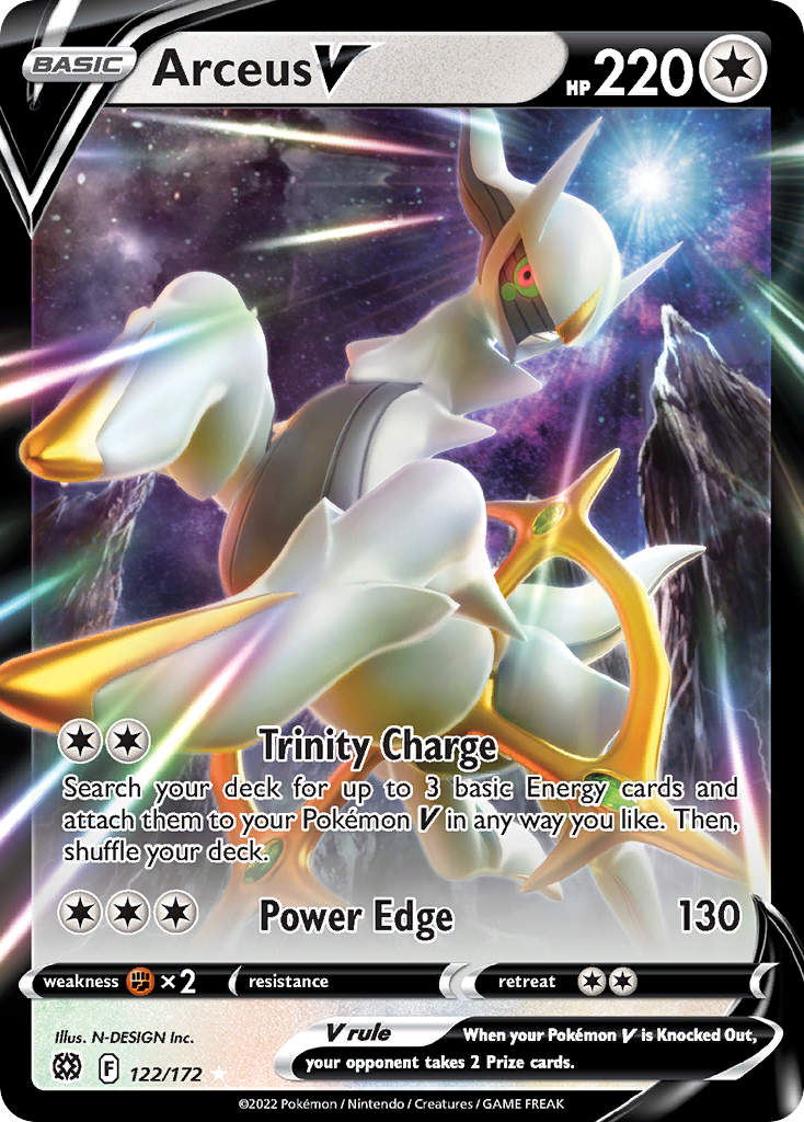 Brilliant Stars Arceus V #122/172