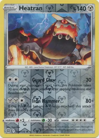 Brilliant Stars Heatran #100/172 reverse holo