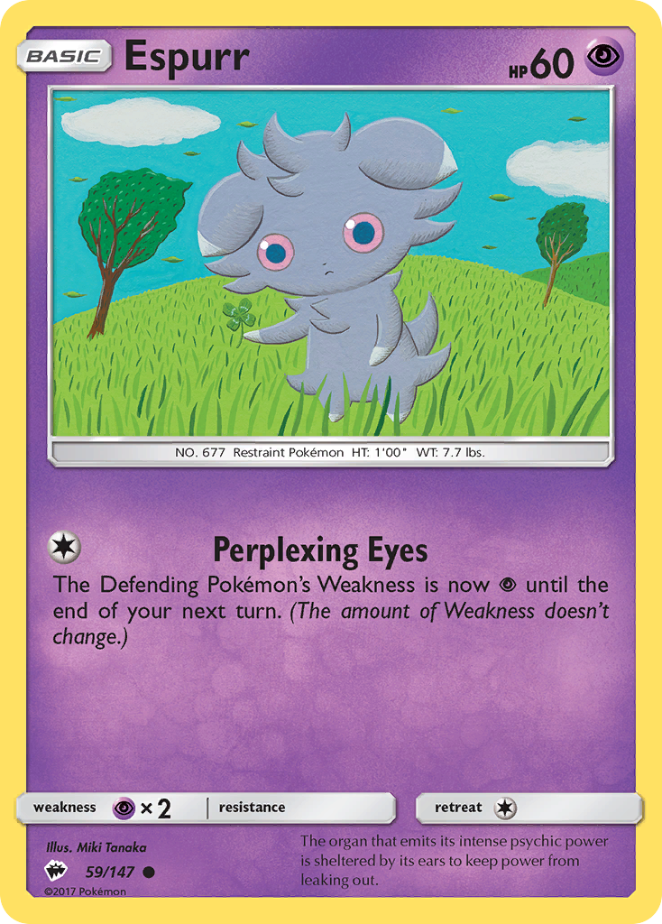 Burning Shadows Espurr #59/147