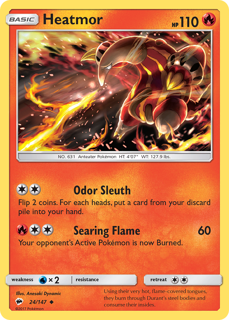 Burning Shadows Heatmor #24/147