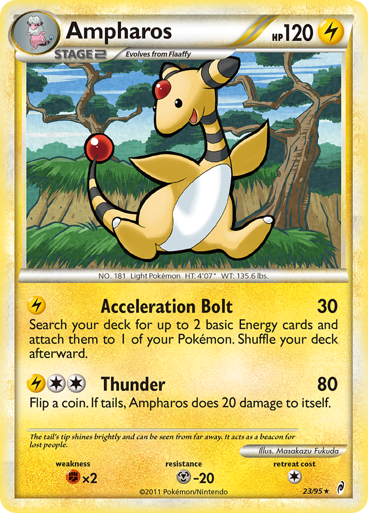 Call of Legends Ampharos #23/95