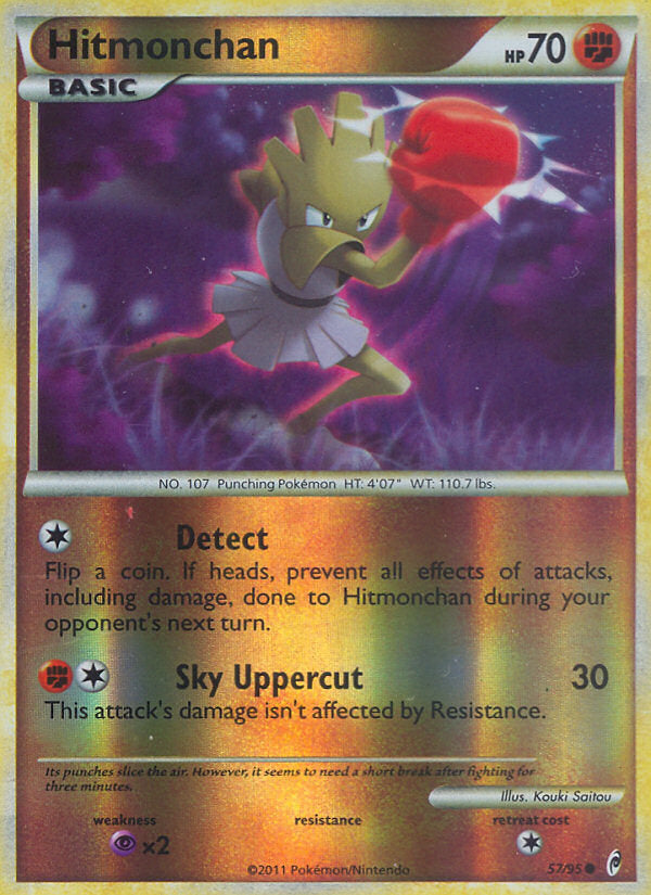 Call of Legends Hitmonchan #57/95 reverse holo
