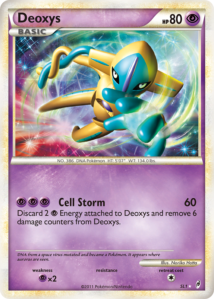 Call of Legends Holo Deoxys #SL1