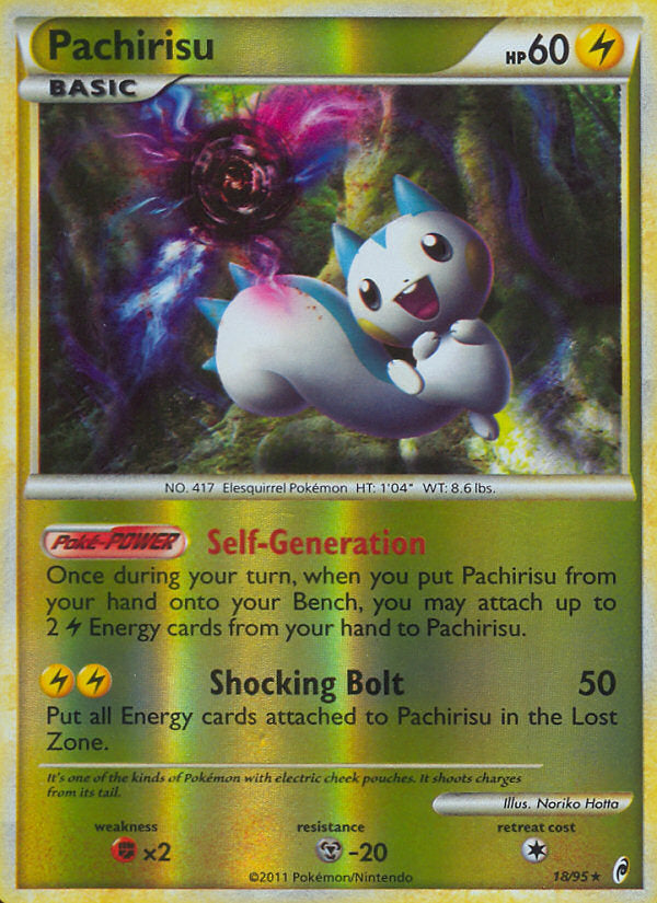 Call of Legends Pachirisu #18/95 reverse holo