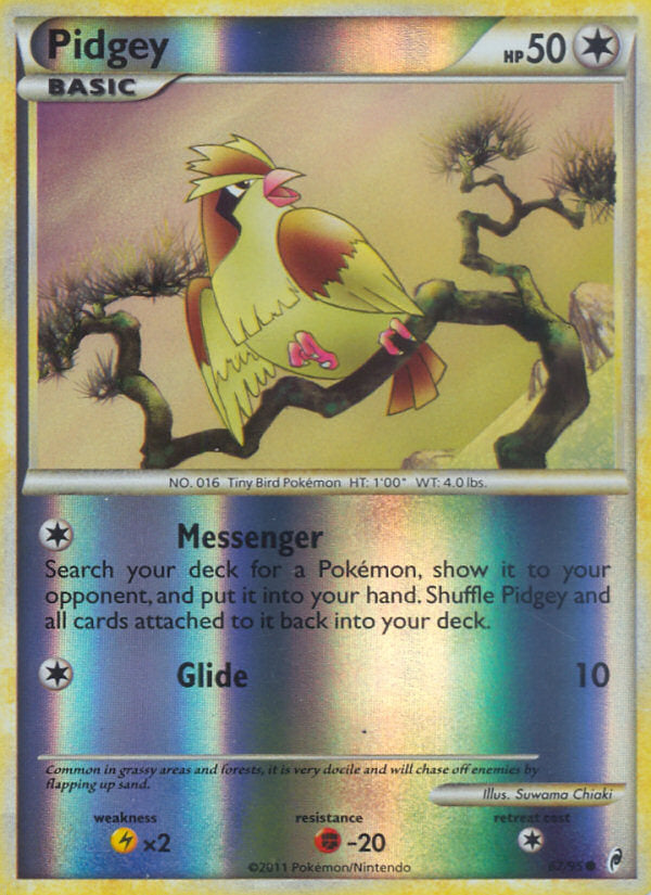 Call of Legends Pidgey #67/95 reverse holo