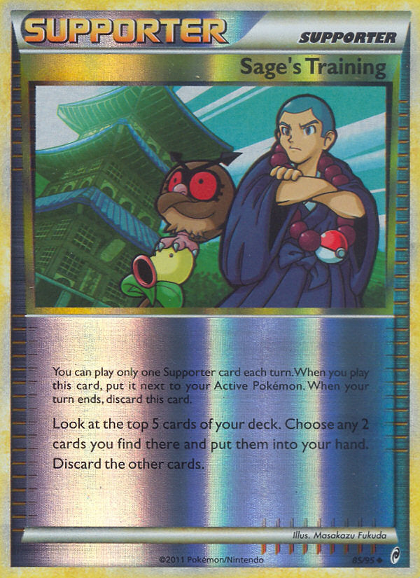 Call of Legends Sage's Training #85/95 reverse holo