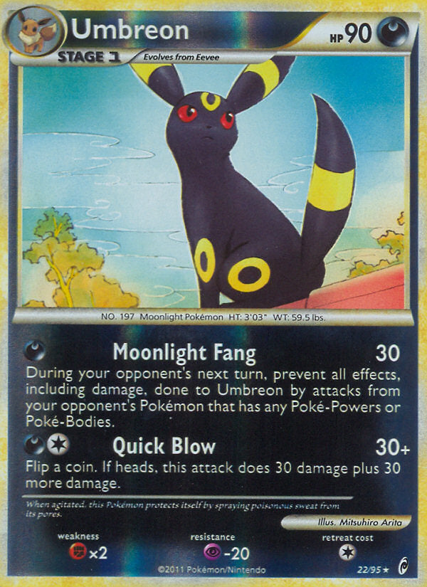 Call of Legends Umbreon #22/95 reverse holo