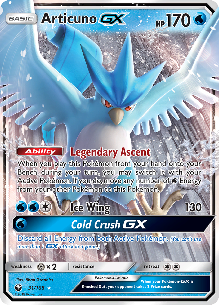 Celestial Storm Articuno GX #31/168