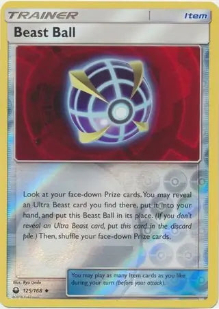 Celestial Storm Beast Ball #125/168 reverse holo
