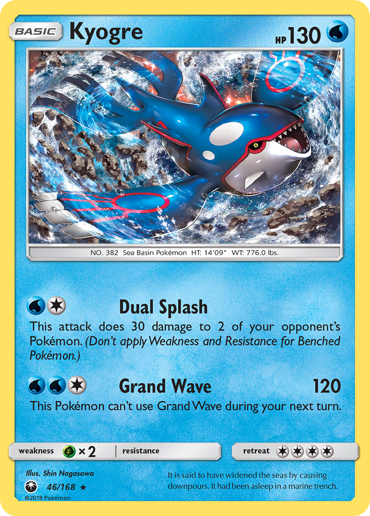 Celestial Storm Holo Kyogre #46/168