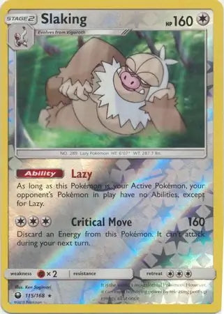 Celestial Storm Slaking #115/168 reverse holo