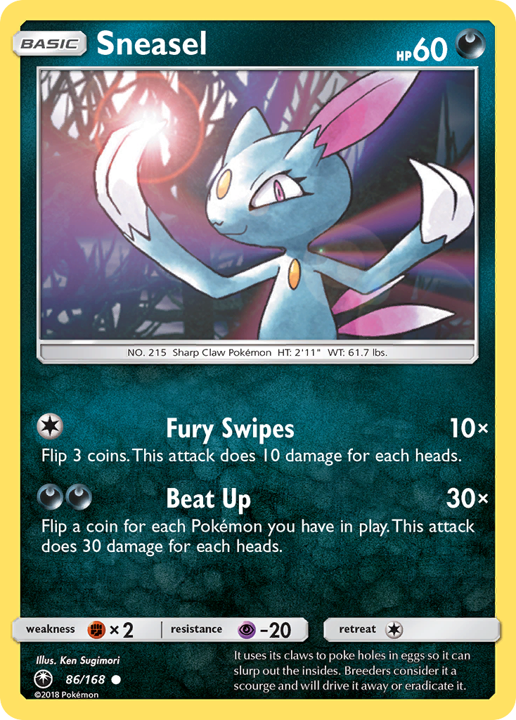 Celestial Storm Sneasel #86/168
