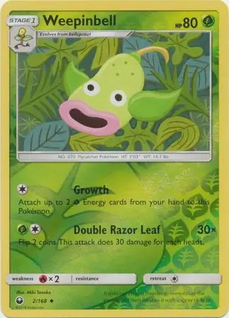 Celestial Storm Weepinbell #2/168 reverse holo