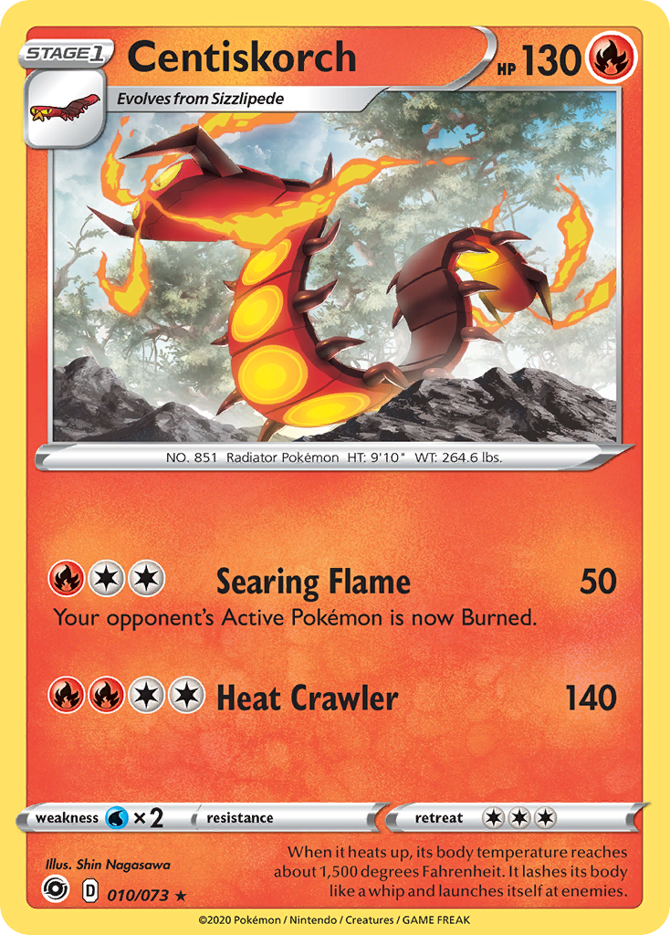 Champion’s Path Holo Centiskorch #10/73