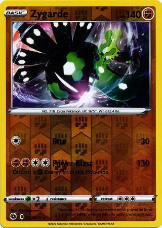 Champion’s Path Zygarde #28/73 reverse holo