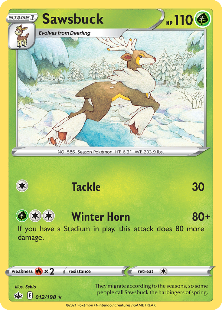 Chilling Reign Sawsbuck #12/198