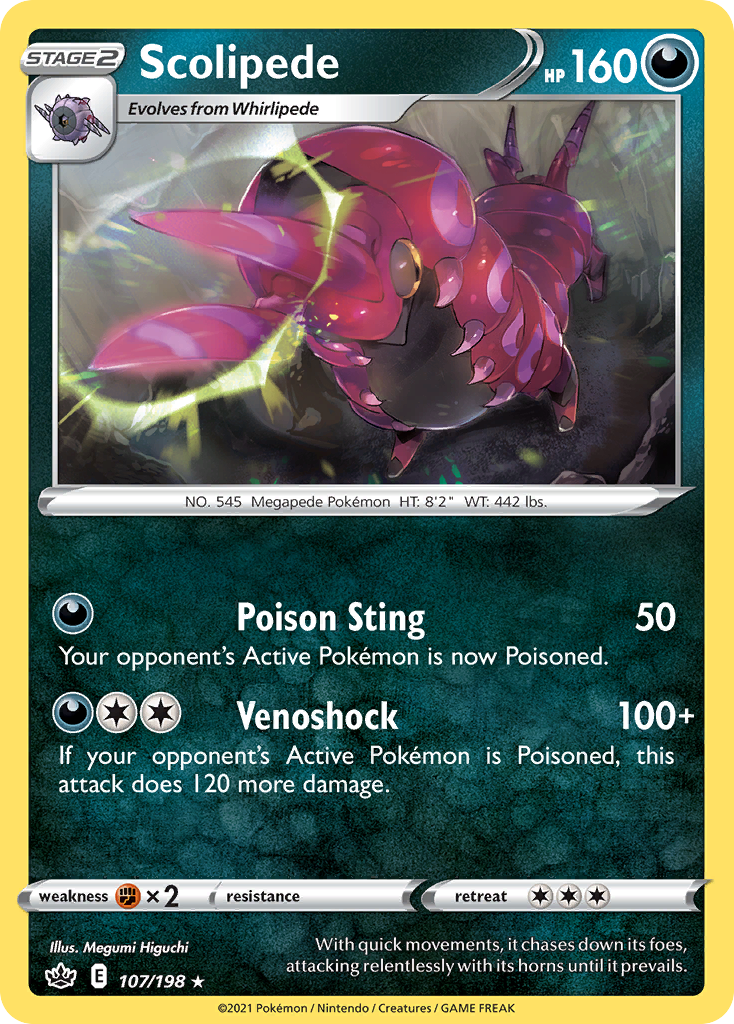 Chilling Reign Scolipede #107/198