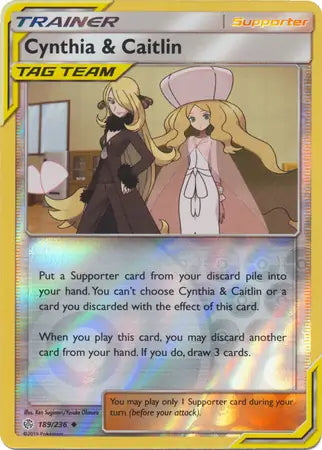 Cosmic Eclipse Cynthia & Caitlin #189/236 reverse holo