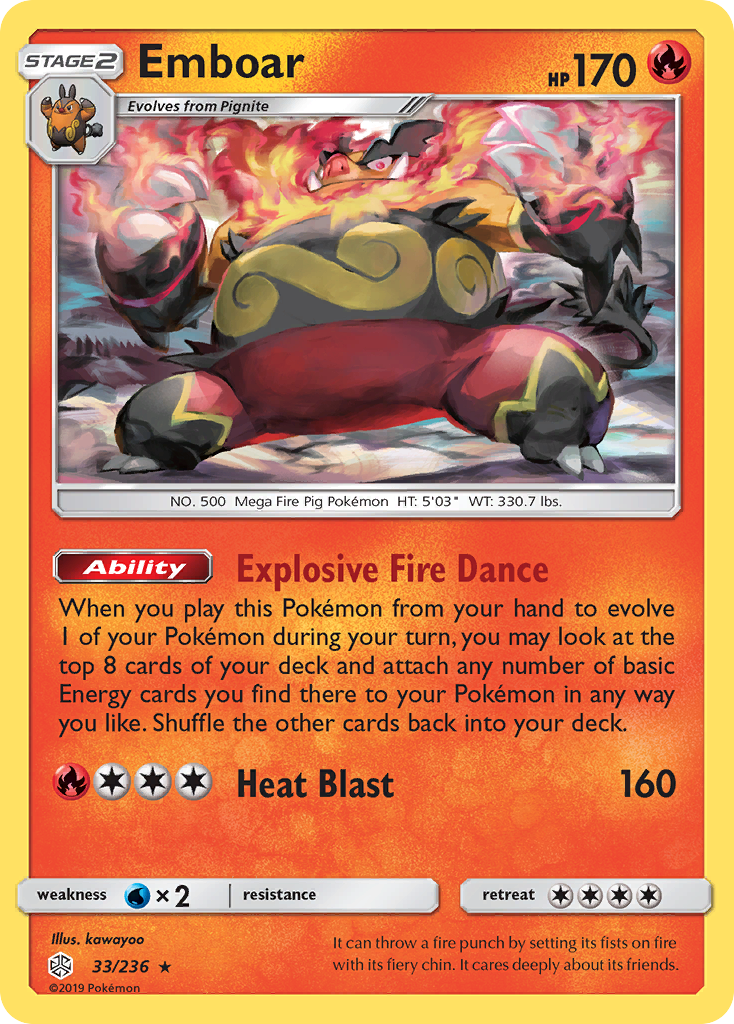 Cosmic Eclipse Emboar #33/236