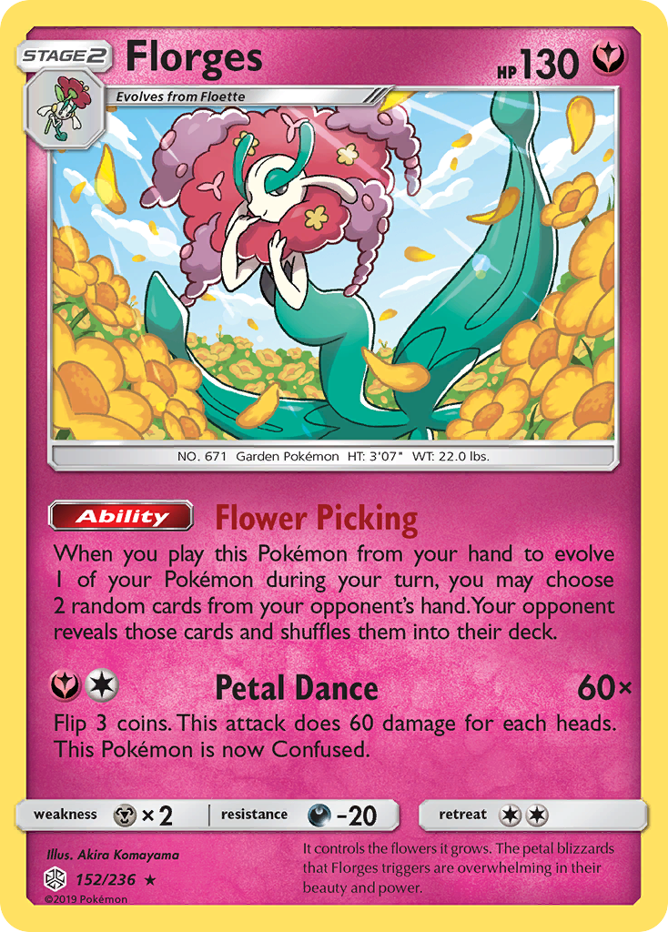 Cosmic Eclipse Holo Florges #152/236