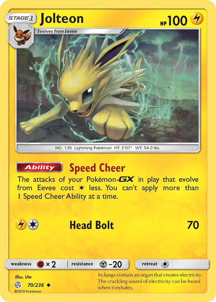 Cosmic Eclipse Jolteon #70/236