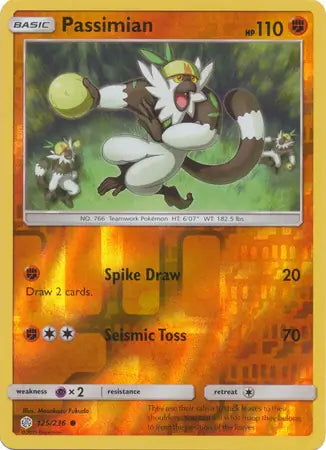 Cosmic Eclipse Passimian #125/236 reverse holo