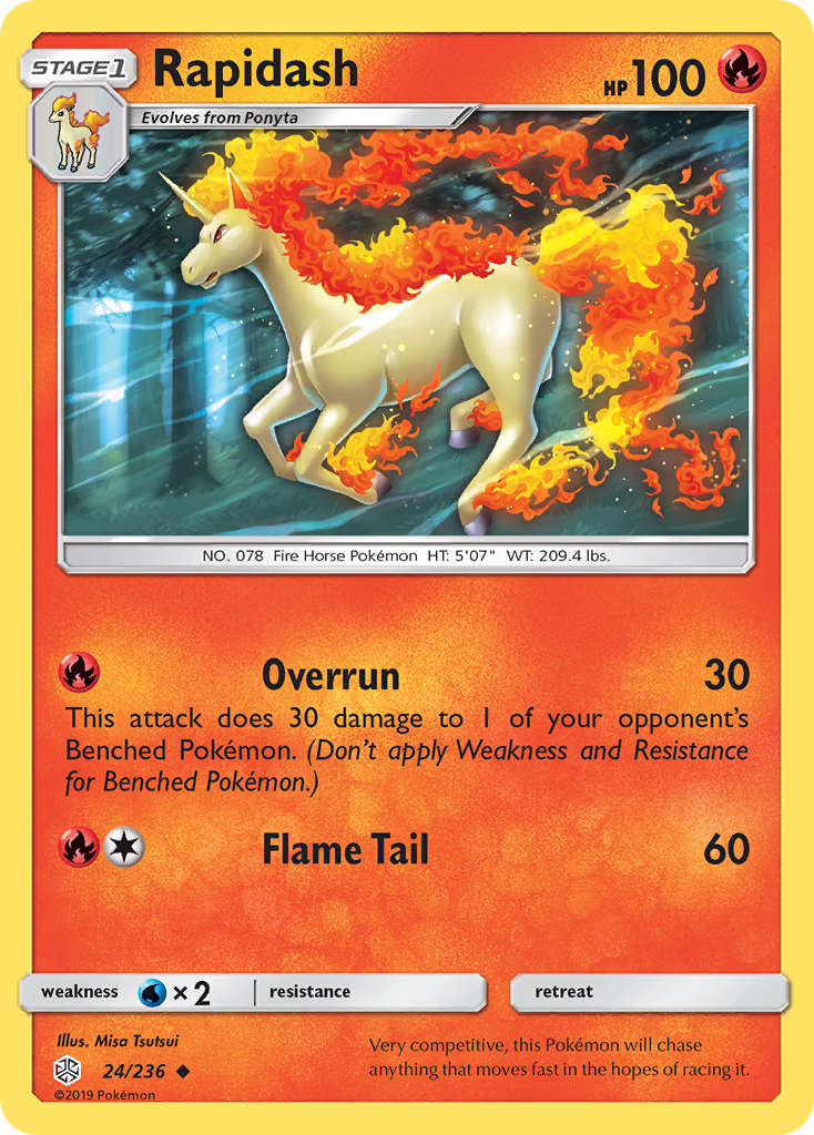 Cosmic Eclipse Rapidash #24/236