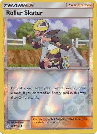 Cosmic Eclipse Roller Skater #203/236 reverse holo