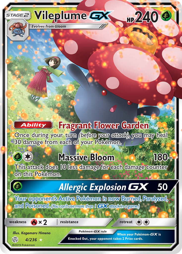 Cosmic Eclipse Vileplume GX #4/236