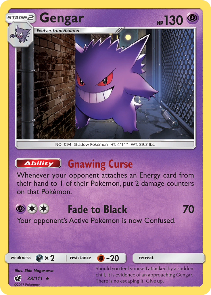 Crimson Invasion Holo Gengar #38/111