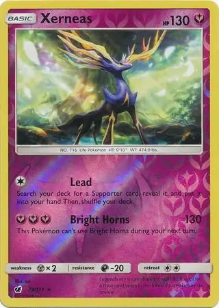 Crimson Invasion Xerneas #73/111 reverse holo