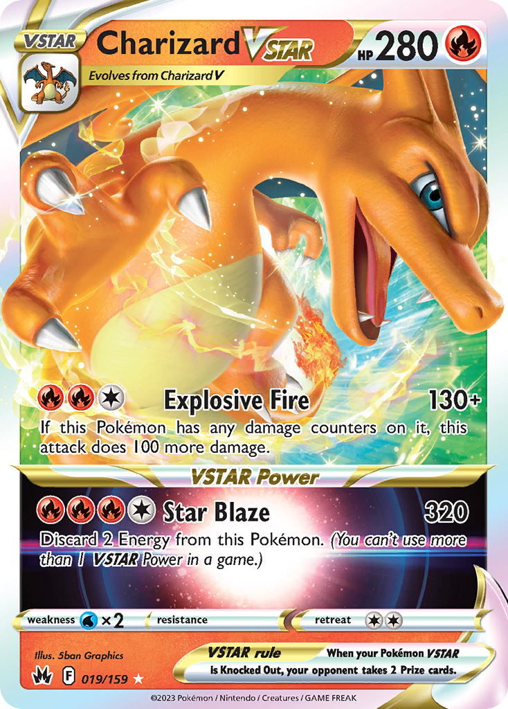 Crown Zenith Charizard VSTAR #19/159