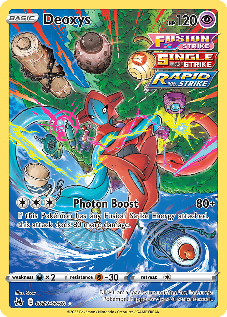 Crown Zenith Galarian Gallery Deoxys #GG12/70