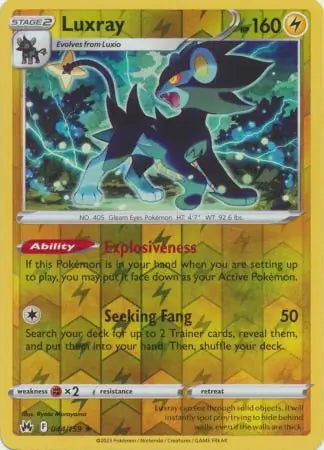 Crown Zenith Luxray #44/159 reverse holo