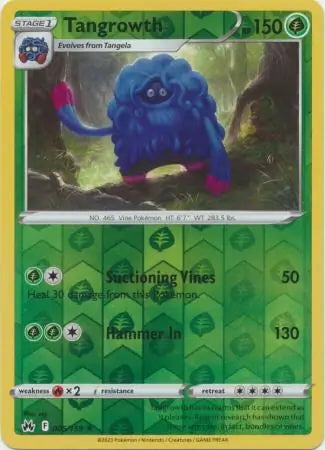 Crown Zenith Tangrowth #5/159 reverse holo