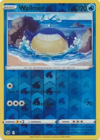 Crown Zenith Wailmer #31/159 reverse holo