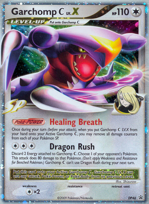 DP Black Star Promo Garchomp C LV.X #46