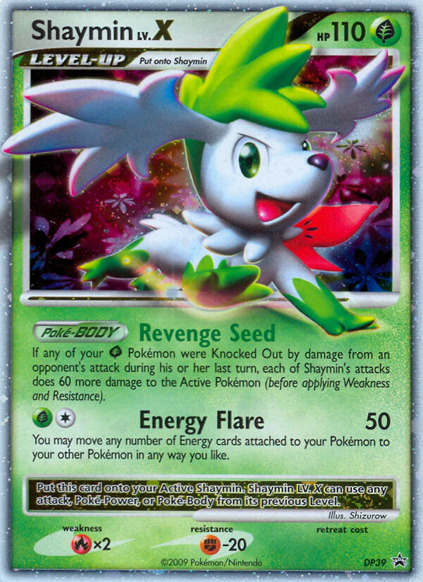 DP Black Star Promo Shaymin LV.X #39