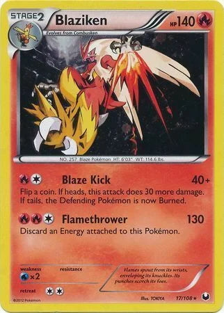 Dark Explorers Cosmos Holo Blaziken #17/108