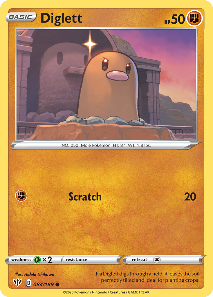 Darkness Ablaze Diglett #84/189