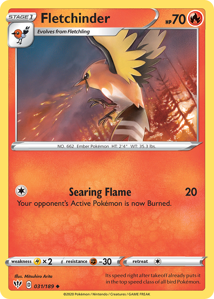 Darkness Ablaze Fletchinder #31/189