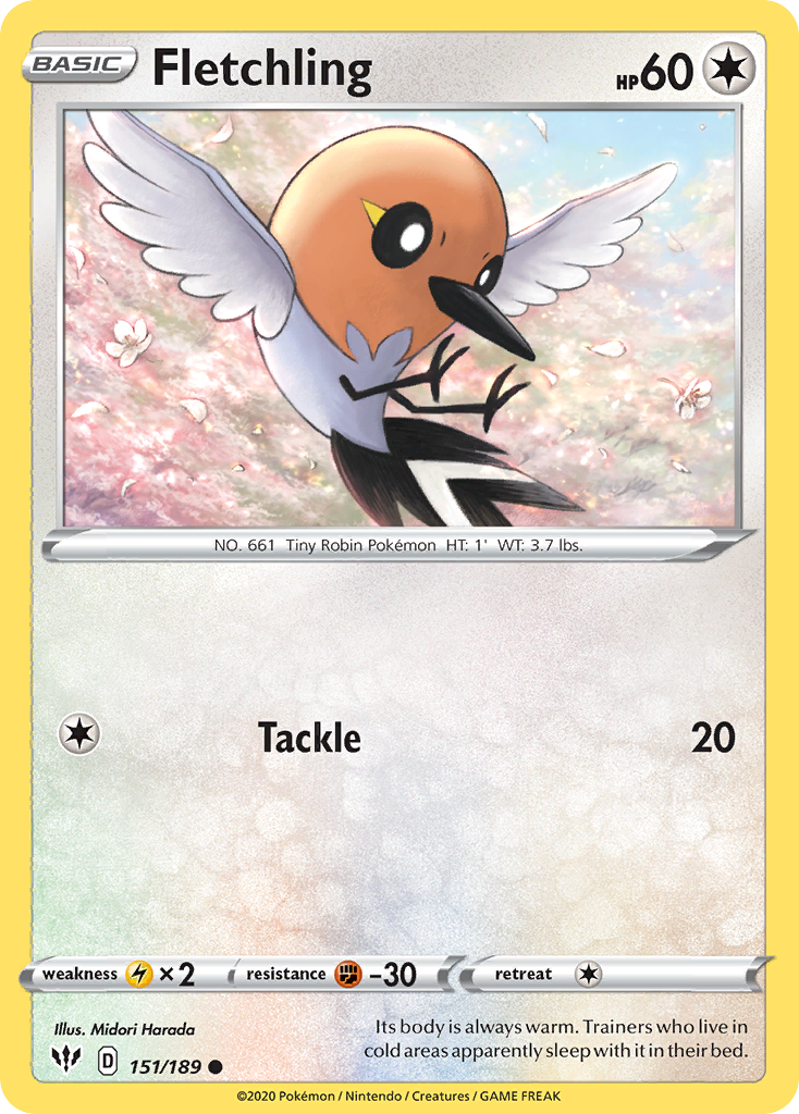 Darkness Ablaze Fletchling #151/189